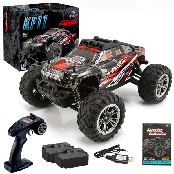 Машинка на радіокеруванні KFPLAN KF11 1:16 – монстр-трак 4WD, до 40 км/год джип для бездоріжжя 4x4