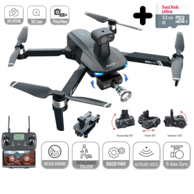 Квадрокоптер JJRC X19 дрон з камерою 4K, FPV, GPS, БК, 1 км до 25 хв. + підсилювач сигналу