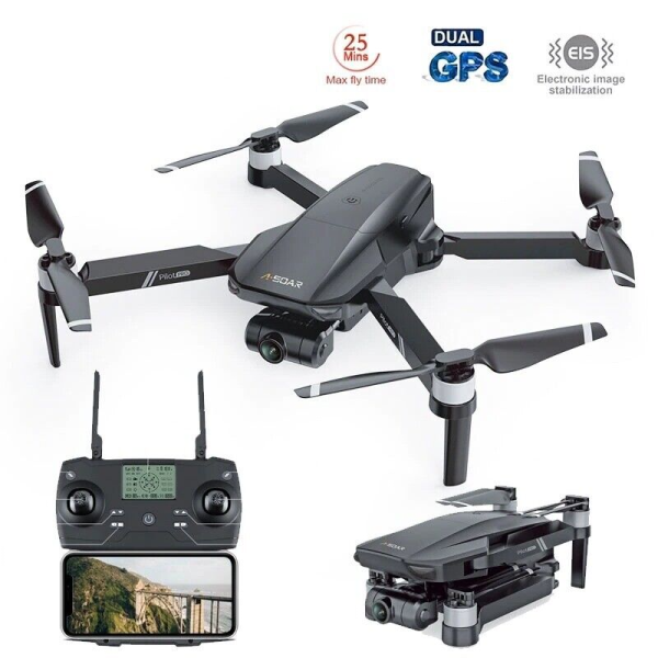 Квадрокоптер JJRC X19 дрон с камерой 4K, FPV, GPS, БК, 1 км, до 25 мин. + усилитель сигнала
