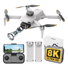 Квадрокоптер LYZRC L106 MAX 8K FPV дрон с камерой, двойная камера, бесколлекторный, до 200 м, до 20 мин, складной, дрон для съемки