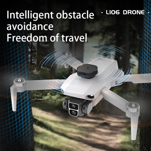 Квадрокоптер LYZRC L106 MAX 8K FPV дрон с камерой, двойная камера, бесколлекторный, до 200 м, до 20 мин, складной, дрон для съемки