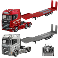 Радиоуправляемая модель Камаз фура RC 770s 1/18 с Пультом и Звуковыми Эффектами с прицепом