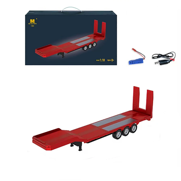 Радиоуправляемая модель Камаз фура RC 770s 1/18 с Пультом и Звуковыми Эффектами с прицепом