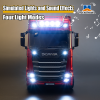 Радиоуправляемая модель Камаз фура RC 770s 1/18 с Пультом и Звуковыми Эффектами с прицепом