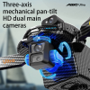 Профессиональный Квадрокоптер AE60 Ultra с дальностью 10 км, 4K камерой 3-осевым стабилизатором и экраном в пульте