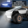 JJRC Q202 радиоуправляемый внедорожник, свет, металл корпус, машинка для детей и взрослых, авто на пульте