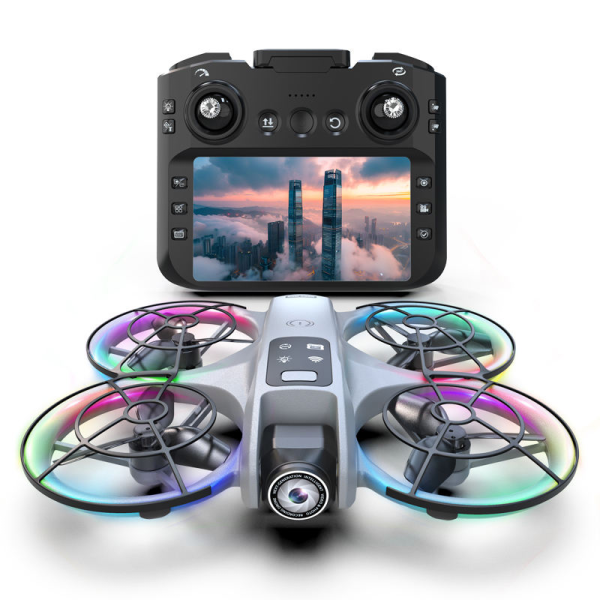 Квадрокоптер XKJ K200 MAX з екраном 5.9", Wi-Fi FPV, 480P камерою, оптичне позиціонування, дрон з кейсом та датчиком перешкод