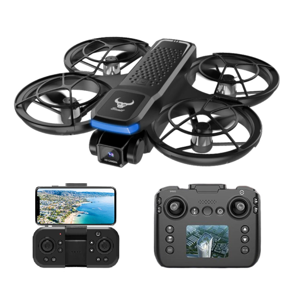 Квадрокоптер ZLL SG800 PRO з екраном, Wi-Fi FPV камерою 480P Дрон із захистом пропелерів для дітей та дорослих