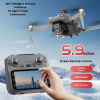 Квадрокоптер дрон L300 Ultra  MAX с GPS и 4K камерой – до 28 мин полета Дрон с пультом с экраном 5.9" cумкой в комплекте