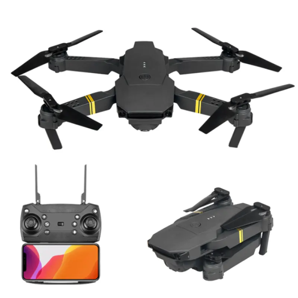 Квадрокоптер E58/998 дрон з камерою HD 2MP FPV, до 100 м, 10 хв. польоту + кейс