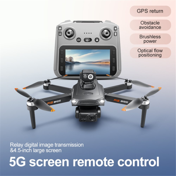 Квадрокоптер RG800 MAX з GPS, подвійною камерою 1080P, FPV, уникнення перешкод, безколекторний, до 500 м