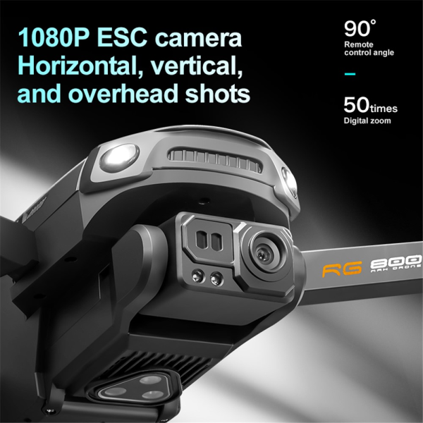 Квадрокоптер RG800 MAX з GPS, подвійною камерою 1080P, FPV, уникнення перешкод, безколекторний, до 500 м