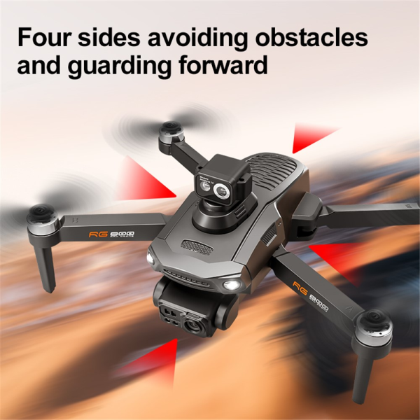 Квадрокоптер RG800 MAX з GPS, подвійною камерою 1080P, FPV, уникнення перешкод, безколекторний, до 500 м
