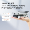 Квадрокоптер XIL 017 с 4K-камерой и 3-осевым подвесом Премиум дрон с 5.5-дюймовым экраном 35 мин. до 6 км