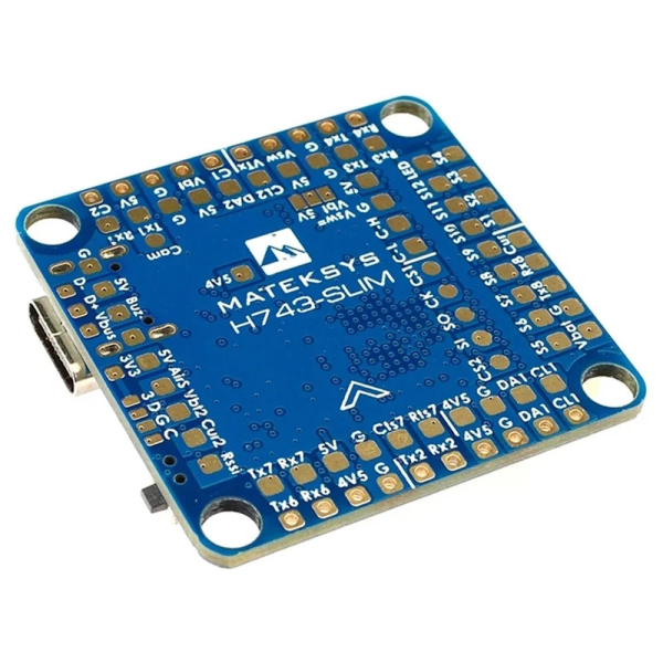 Політний контролер Matek H743-SLIM V3 H7 для FPV дрона та квадрокоптера, 30.5x30.5 мм, Betaflight / Ardupilot / INAV, 2-8S LiPo