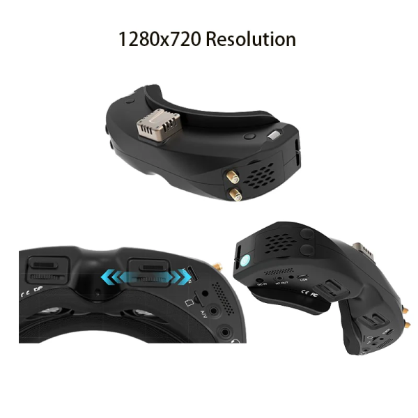 Skyzone SKY04O PRO професійні FPV-окуляри OLED 1280×720, FOV 42°, SteadyView, DVR 60fps