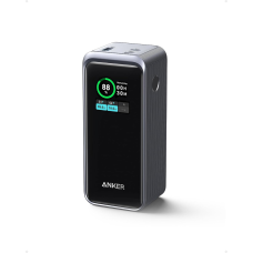 Павербанк повербанк Anker A1336 — Power Bank 20000 мА·ч 200 Вт Быстрая зарядка ноутбуков  (USB-C 100 Вт, USB-A 65 Вт), LCD-экран