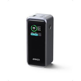 Павербанк повербанк Anker A1336 — Power Bank 20000 мА·ч 200 Вт Быстрая зарядка ноутбуков  (USB-C 100 Вт, USB-A 65 Вт), LCD-экран