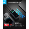 Павербанк повербанк Anker A1336 — Power Bank 20000 мА·ч 200 Вт Быстрая зарядка ноутбуков  (USB-C 100 Вт, USB-A 65 Вт), LCD-экран