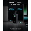 Павербанк повербанк Anker A1336 — Power Bank 20000 мА·ч 200 Вт Быстрая зарядка ноутбуков  (USB-C 100 Вт, USB-A 65 Вт), LCD-экран