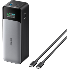 Мощный Повербанк Power Bank Anker A1289 737 Быстрая зарядка (PowerCore 24K)  24 000 мА·ч, до 140 Вт, USB-C PD 3.1, экран