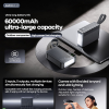 Повербанк PowerBank  REMAX FP-6 60000 мА·ч, для ноутбука с быстрой зарядкой, 100W PD, 2×Type-C, LED-дисплей, фонарик