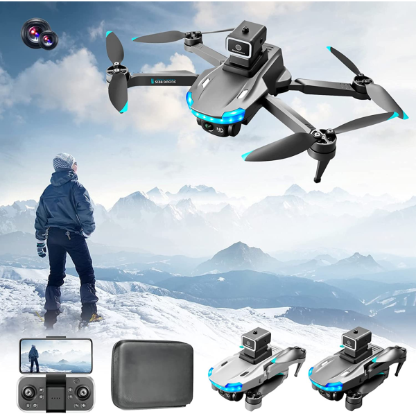 Квадрокоптер S138 с камерой 4K, FPV, БК,  150 м, 20 хв. полета + кейс