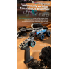 RC джип SG201MAX, 1:20, щеточный, металлический привод радиоуправляемая машина 40 км/ч, LED