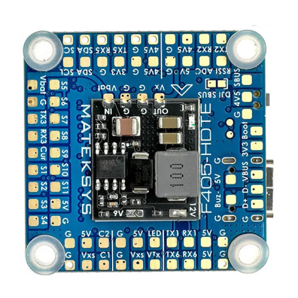 Польотний контролер Matek F405 HDTE з барометром, OSD, BlackBox, підтримкою DJI HD VTX та ArduPilot / Betaflight