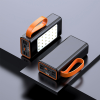 Повербанк Power bank 30000 mAh з LED-ліхтарем, швидка зарядка 22.5W, 4 USB ремінець