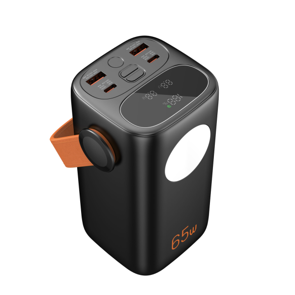 Повербанк 40000 mAh 65W PD для ноутбука и MacBook — Power Bank PQ2127 с дисплеем и фонарем