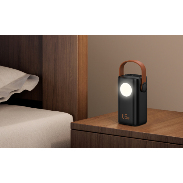 Повербанк 40000 mAh 65W PD для ноутбука и MacBook — Power Bank PQ2127 с дисплеем и фонарем
