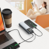 Повербанк с кабелем Type-C Power Bank P318 20000 mAh быстрая зарядка 22.5W PD 45W дисплей для смартфонов и планшетов