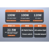 Повербанк Power Bank 60000 mAh PD 100W для ноутбуків та MacBook +кабель у подарунок