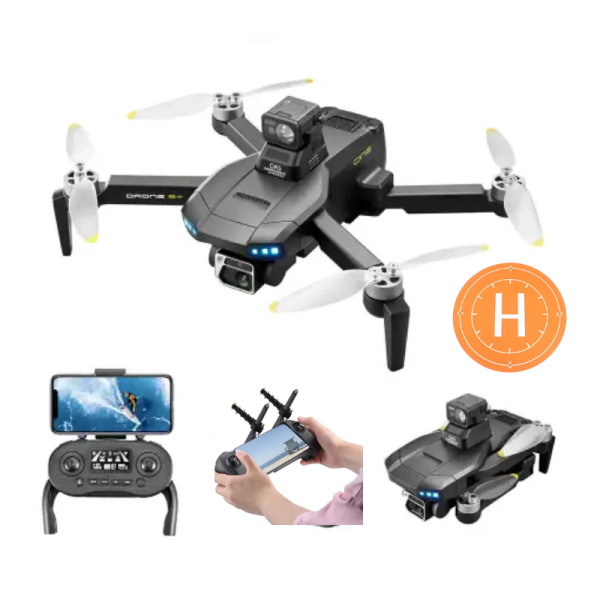 Квадрокоптер з камерою LSRC S+  Ultra 4K HD FPV, БК двигуни, 1,2 км до 30 хв. польоту + Кейс