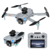 Квадрокоптер AE5 PRO с пультом и экраном FPV дрон с камерой 2 аккумулятора