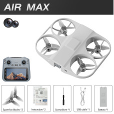 Квадрокоптер AIR MAX с 4K камерой и пультом с экраном GPS до 1 км 15 мин полета