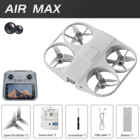Квадрокоптер AIR MAX с 4K камерой и пультом с экраном GPS до 1 км 15 мин полета