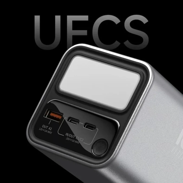 Повербанк 50000 мА·ч для ноутбука, Powerbank PD 100W, портативная зарядная станция, LED-дисплей, фонарик, Type-C