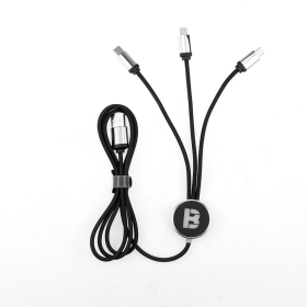 Зарядний кабель USB-кабель 3 в 1 C13 — швидка зарядка 3A, Type-C / Micro-USB / iPhone Кабель для телефону