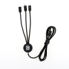 Зарядный кабель USB-кабель 3 в 1 C13 — быстрая зарядка 3A, Type-C / Micro-USB / iPhone Кабель для смартфона