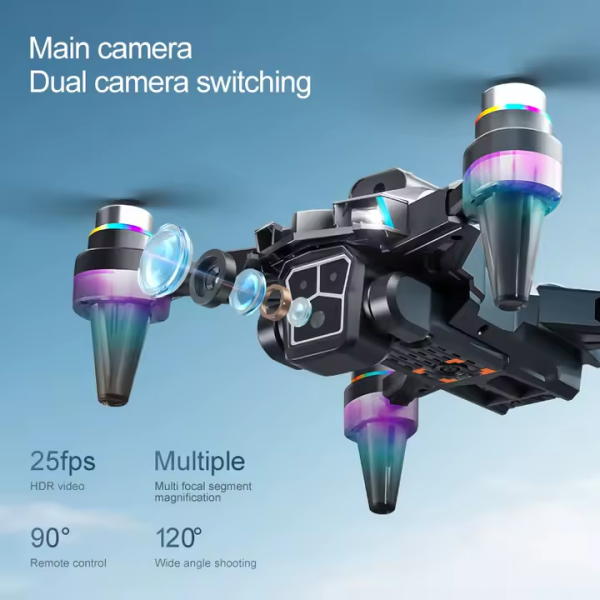 Квадрокоптер з камерою 8K K12 MAX RC  — дрон для зйомки, пульт рс пульт  + акб до 150 м.