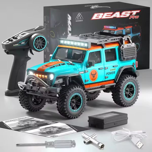 RC джип ZLL SG206 PRO, 1:20, щеточный, металлический привод радиоуправляемая машина 40 км/ч, LED