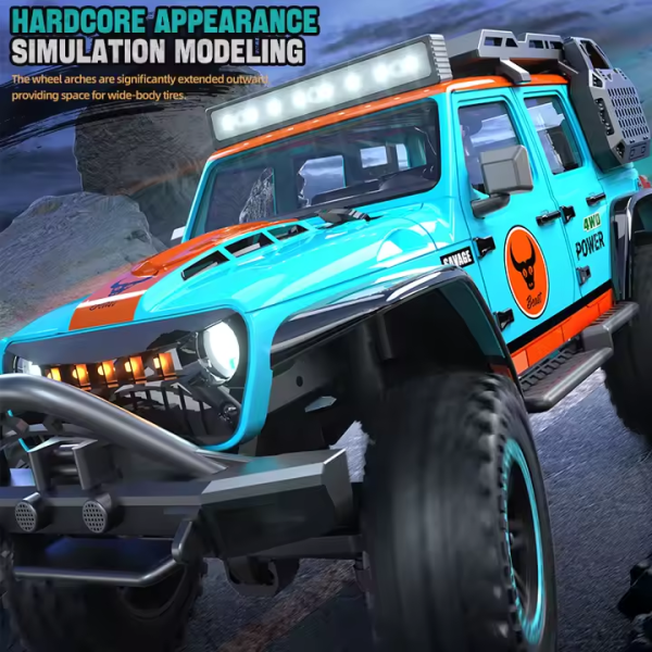 RC джип ZLL SG206 PRO, 1:20, щеточный, металлический привод радиоуправляемая машина 40 км/ч, LED