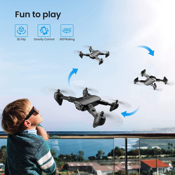 Квадрокоптер 4DRC F6 дрон з камерою 4K та HD, 5G Wi-Fi, FPV, до 200м, до 20 хв. + кейс