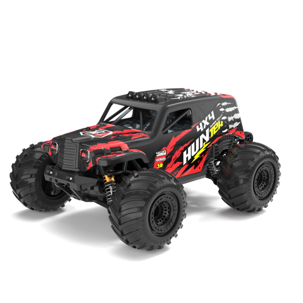 RC Машинка HS14311 Монстр Трак 1:14 4WD до 40 км/ч внедорожник на радиоуправлении металлическая трансмиссия IPX4