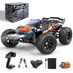 RC Машинка Монстр Трак 1:14 4WD до 40 км/ч внедорожник на радиоуправлении IPX4 полный привод металл