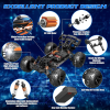 RC Машинка Монстр Трак 1:14 4WD до 40 км/ч внедорожник на радиоуправлении IPX4 полный привод металл