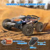 RC Машинка Монстр Трак 1:14 4WD до 40 км/ч внедорожник на радиоуправлении IPX4 полный привод металл