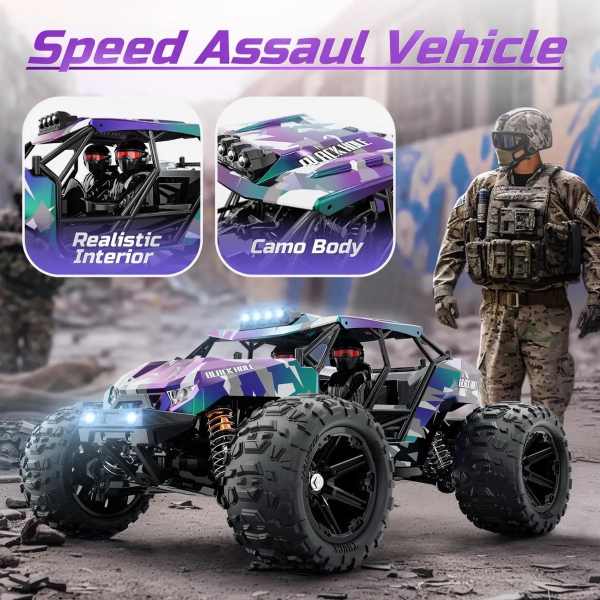 RC Машинка HS14331 1:14 4WD трагги колекторная до 40 км/ч на радиоуправлении внедорожник
